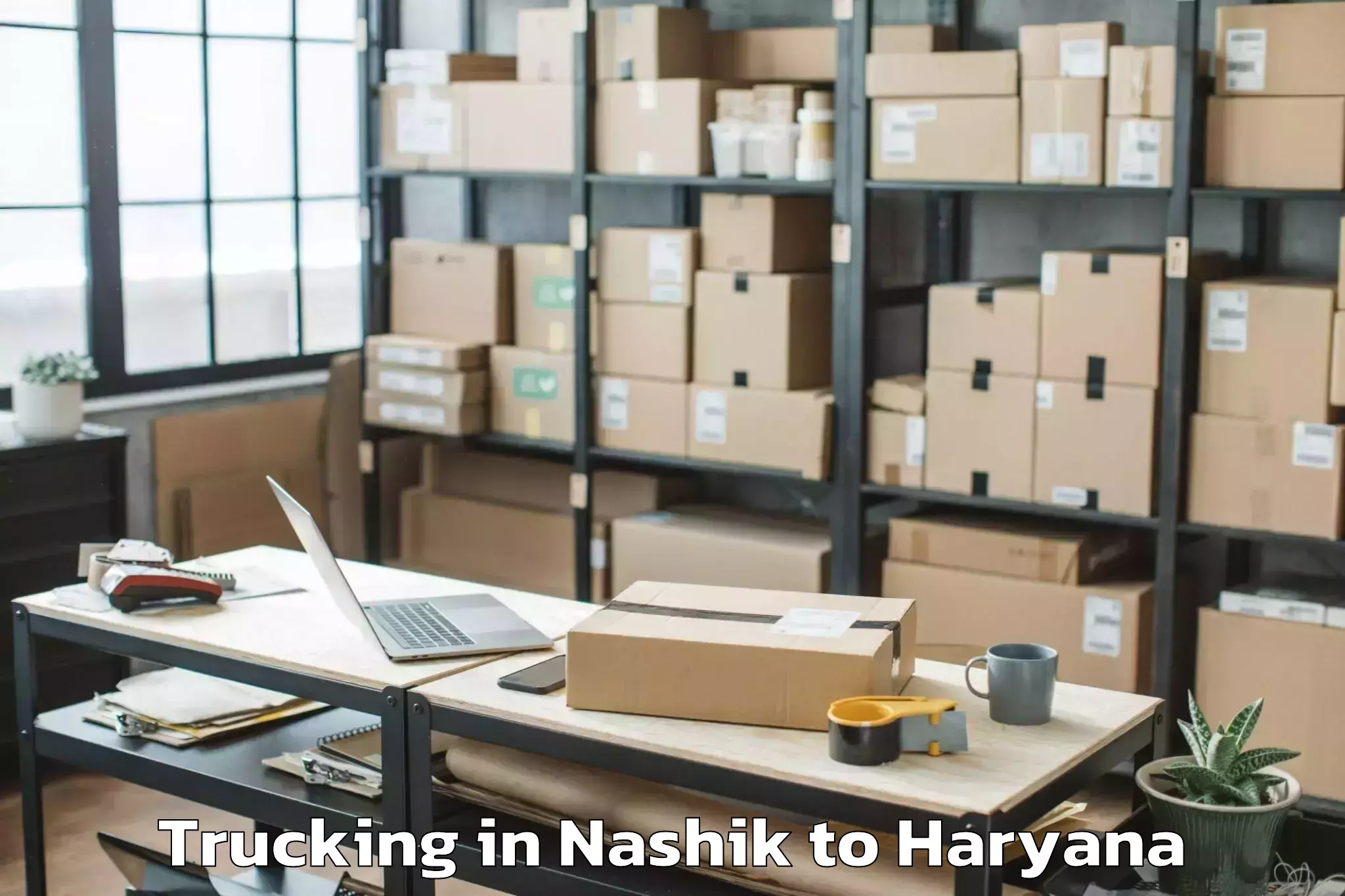 Book Nashik to Pdm University Bahadurgarh Trucking